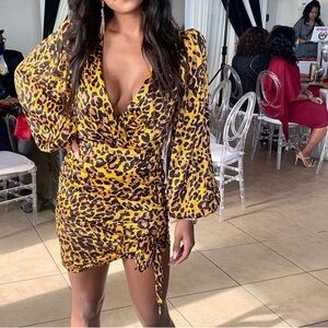Ronny kobo leopard dress